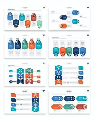 現代簡約企業營銷策劃信息圖表 PPT與Keynote模板設計指南